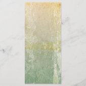 25 4x9 Hochzeitsprogramm Vintage Blumenantik Programm (Rückseite)