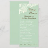 25 4x9 Hochzeitsprogramm Vintage Viktorianische Sp Programm (Vorne/Hinten)