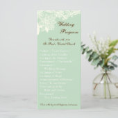 25 4x9 Hochzeitsprogramm Vintage Viktorianische Sp Programm (Stehend Vorderseite)