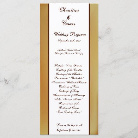 25 4x9 Hochzeitsprogramm Western Cowgirl Hut/Boots Programm (Vorderseite)