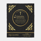 25. 50. JEDES Priesterorden Jubiläum Geschenk Fleecedecke (Vorderseite)