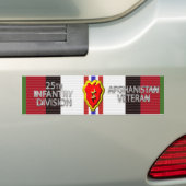25. Abteilung Infanterie Afghanistan Veteran Autoaufkleber (Auf Auto)
