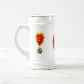 25. Abteilung Infanterie Afghanistan Veteran Bierglas (Links)