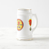 25. Abteilung Infanterie Afghanistan Veteran Bierglas (VorderseiteRechts)