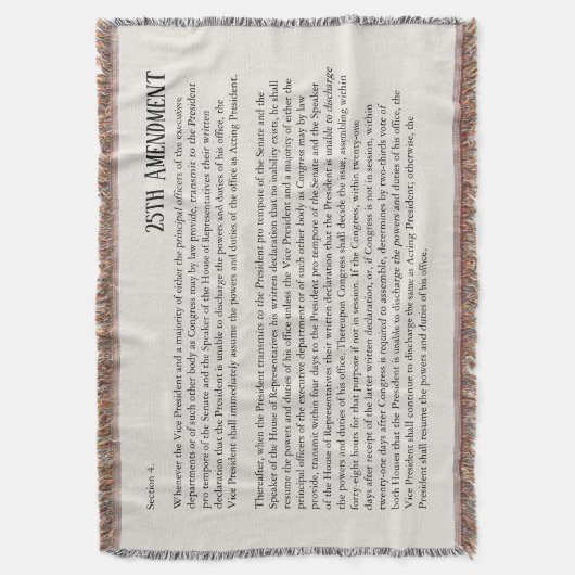 25. Änderung der Verfassung Aufhebung der Amtsenth Decke (Vorderseite Vertikal)