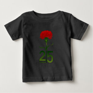 25. April, die Revolution der Nation, Portugal Baby T-shirt