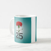 25. April, die Revolution der Nation, Portugal Kaffeetasse (Vorderseite Links)