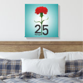 25. April, die Revolution der Nation, Portugal Leinwanddruck (Insitu (Schlafzimmer))