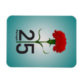 25. April, die Revolution der Nation, Portugal Magnet (Horizontal)