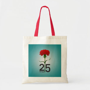 25. April, die Revolution der Nation, Portugal Tragetasche