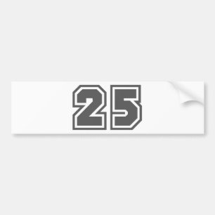 25 AUTOAUFKLEBER