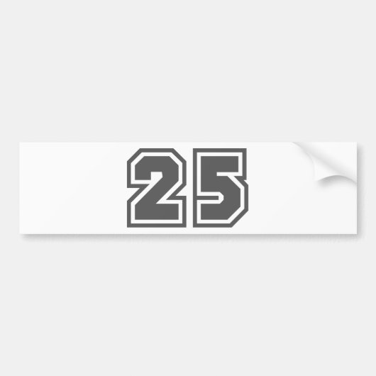 25 AUTOAUFKLEBER (Vorne)