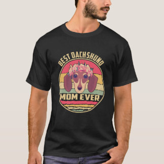 25 Beste Dachshund-Mutter überhaupt Vintage T-Shirt