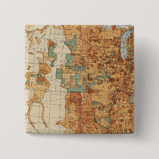 25 Bevölkerungsdichte, USA, 18901900 Button (Vorderseite)