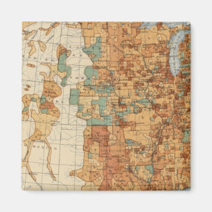 25 Bevölkerungsdichte, USA, 18901900 Magnet