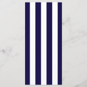 25 Blue Anchor Nautical Wedding Programs Programm (Rückseite)
