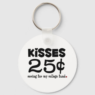 25 Cents Kisses Schlüsselanhänger
