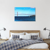25 de Abril Bridge Leinwanddruck (Insitu (Schlafzimmer))