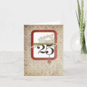 25. Dezember Feiertagskarte