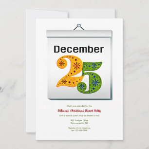 25. Dezember Party Einladung