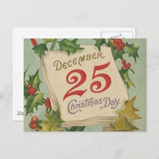 25. Dezember Weihnachten (Vorne/Hinten)