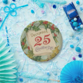 25. Dezember Weihnachtstag Pappteller (Party)