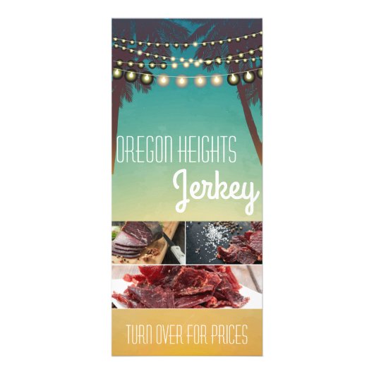 25-er-Paket-Business-List Strand Sunset Palm Tree Werbekarte (Vorne)