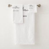 25. Eukalyptuskranz anlässlich der Hochzeit Badhandtuch Set (Insitu)