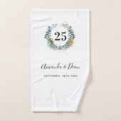 25. Eukalyptuskranz anlässlich der Hochzeit Badhandtuch Set (Handtuch)