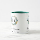 25. Eukalyptuskranz anlässlich der Hochzeit Tasse (Zentrum)