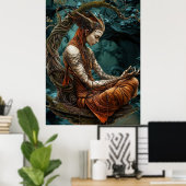 *~* 25 FD3 MEDITING Guardian Earth Keeper Poster (Heimbüro)