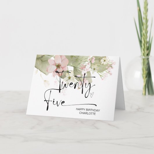 25. Geburtstag 25. Geburtstag Karte (Vorderseite)