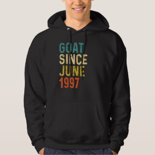 25. Geburtstag 25 Jahre alte Ziege seit Juni 1997 Hoodie