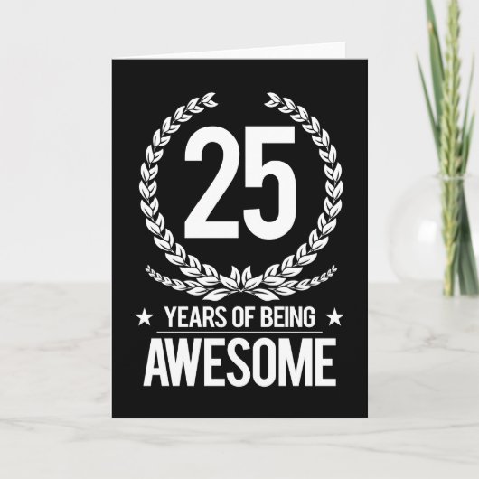 25. Geburtstag (25 Jahre Phantastisch) Karte (Vorderseite)