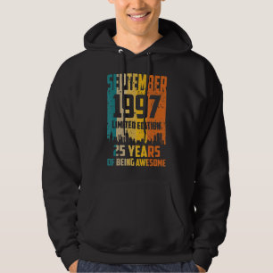 25. Geburtstag 25 Jahre Phantastisch seit Septembe Hoodie