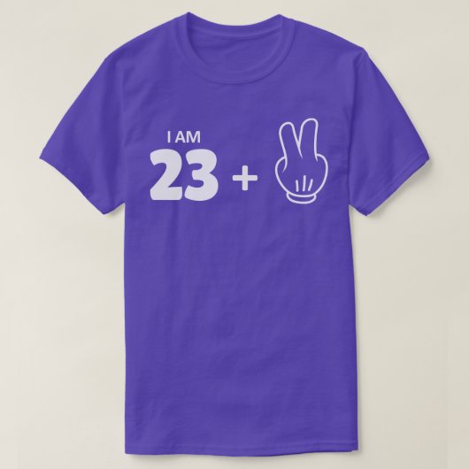 25. Geburtstag 2 T-Shirt (Design vorne)