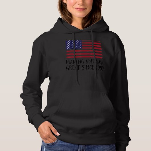 25. Geburtstag - Amerika wird seit 1997 großartig Hoodie (Vorderseite)