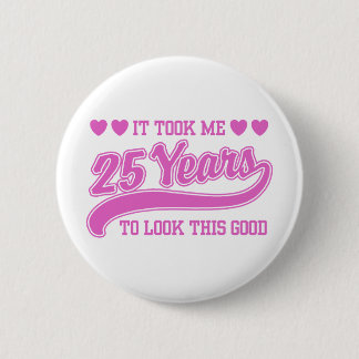 25. Geburtstag Button