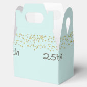 25. Geburtstag Confetti Geschenkschachtel (Geöffnet)