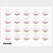 25. Geburtstag Custom Sticker August Birth Blume (Blatt)