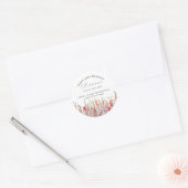 25. Geburtstag Custom Sticker August Birth Blume (Umschlag)