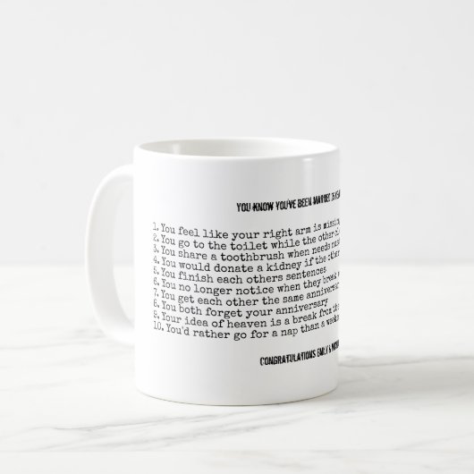 25. Geburtstag der Hochzeit Personalisiert Kaffeetasse (Vorderseite Links)