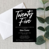25. Geburtstag Einladung