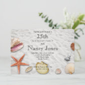 25. Geburtstag Einladung (Stehend Vorderseite)