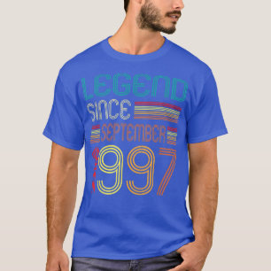 25. Geburtstag Geschenke Legend seit September 199 T-Shirt