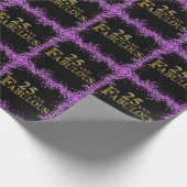 25. Geburtstag Geschenkpapier (Ecke)