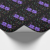 25. Geburtstag Geschenkpapier Wrap Wrapping Papier (Ecke)