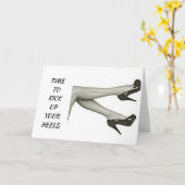 **25. GEBURTSTAG** HEELS-Karte AUFBEWAHREN Karte (Gelbe Blume)