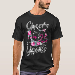 25. Geburtstag heiß auf 25 Jahre alten Wein hier h T-Shirt