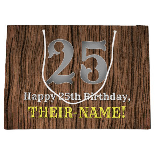 25. Geburtstag: Inspirierter Country Western Look, Große Geschenktüte